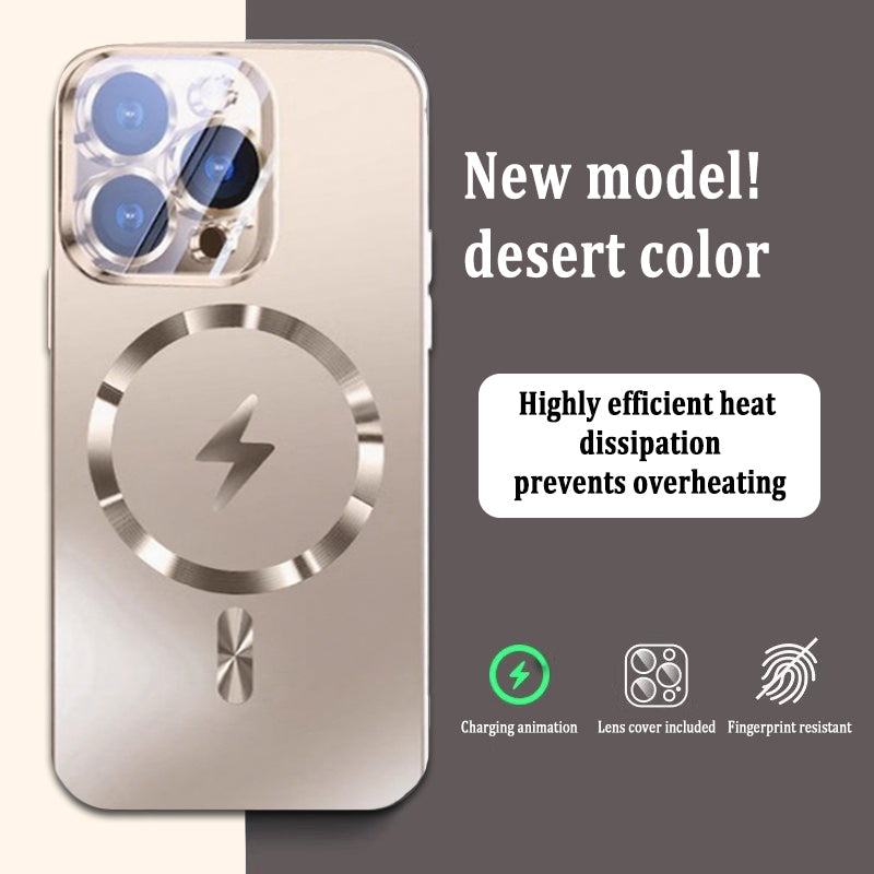 📱Magnetic Frosted And Drop-Resistant Phone Case – Stable, Fast, And Stylish, All In One Case!