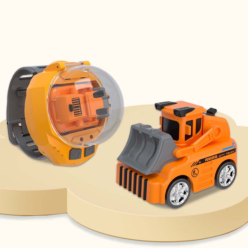 Mini Alloy Excavator Watch Car for Kids ✨
