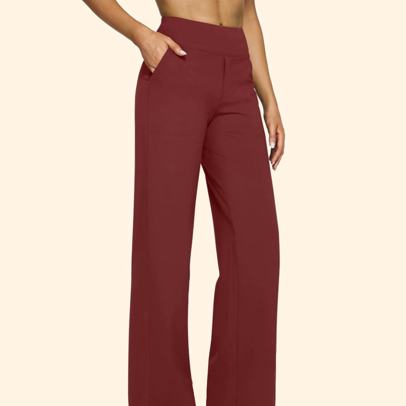 🔥Loose, high-waisted business trousers with an informal waistban