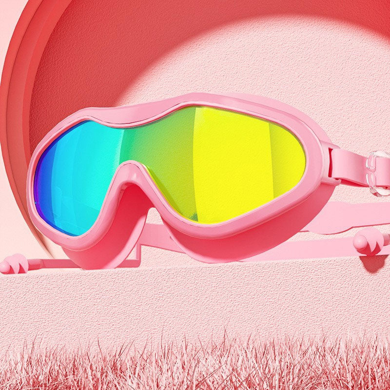 Adult large-frame swimming goggles with mudguard🏊‍♂️