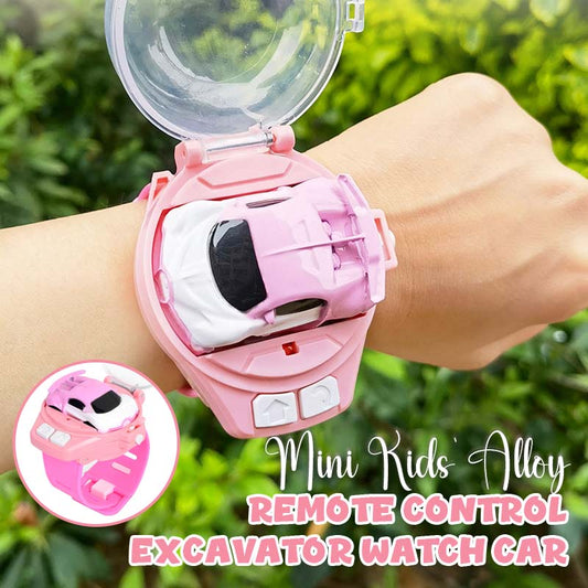 Mini Alloy Excavator Watch Car for Kids ✨