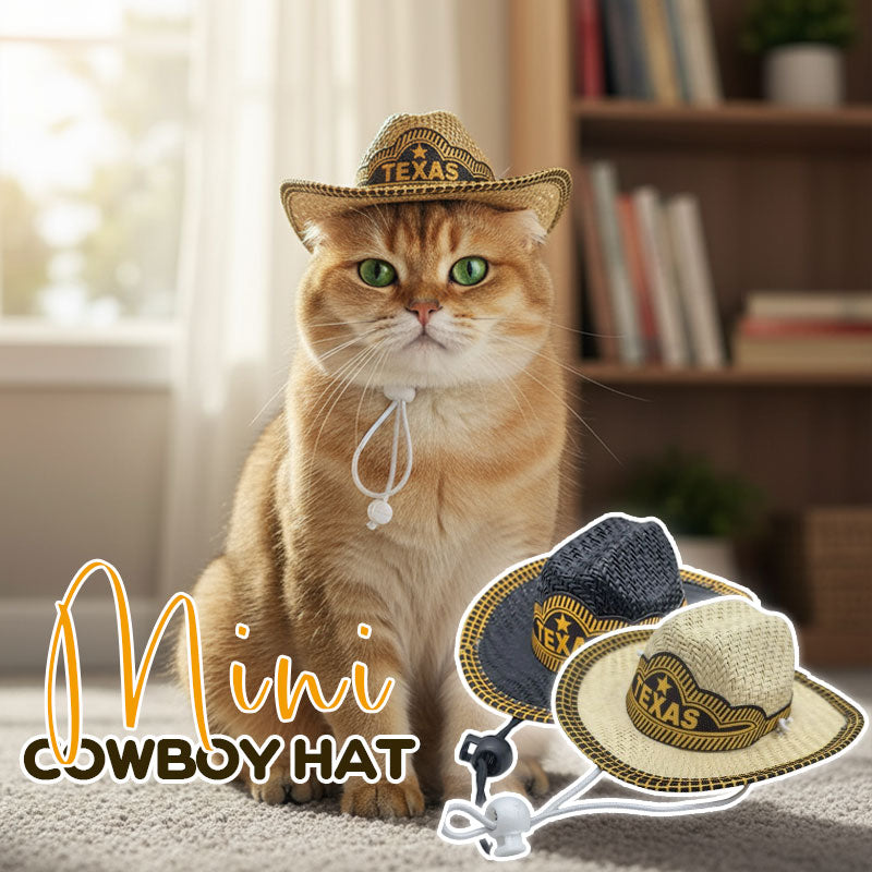 🤠 Mini Cowboy Hat for Pets – Tiny Hat, Big Personality! 🐾✨