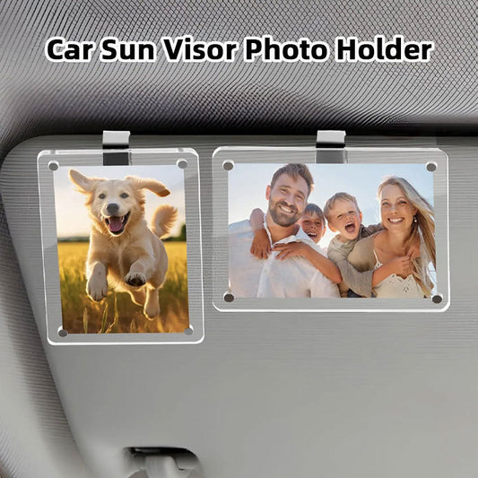 🎁buy more save more📸🚗Car Sun Visor Photo Holder