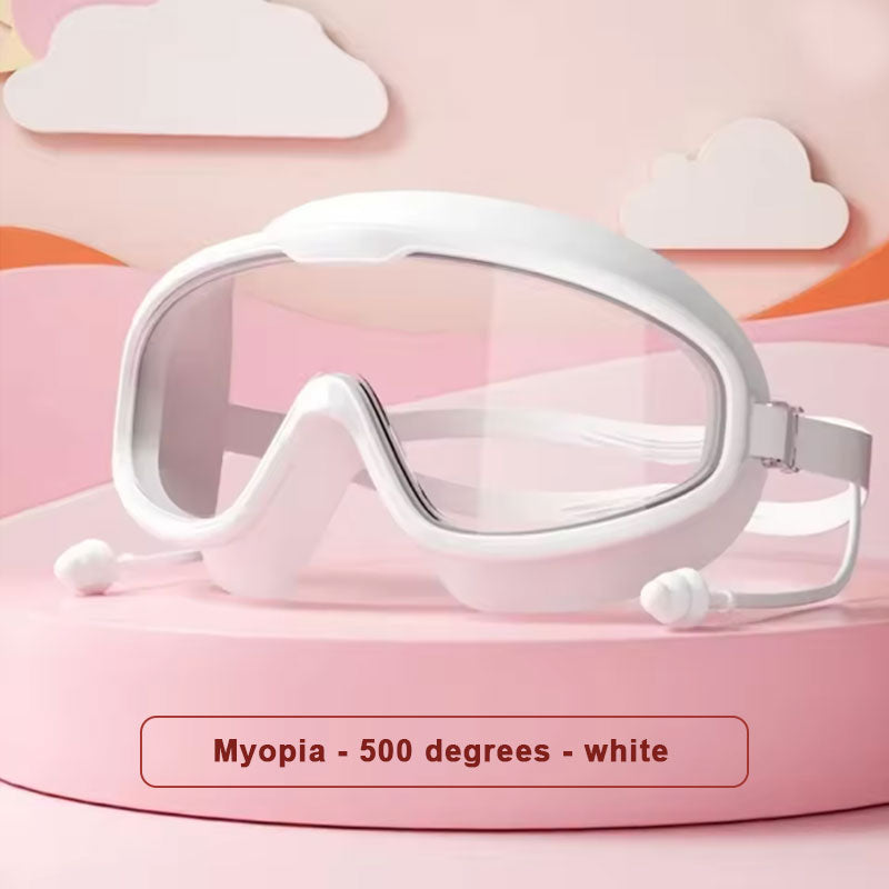Adult large-frame swimming goggles with mudguard🏊‍♂️