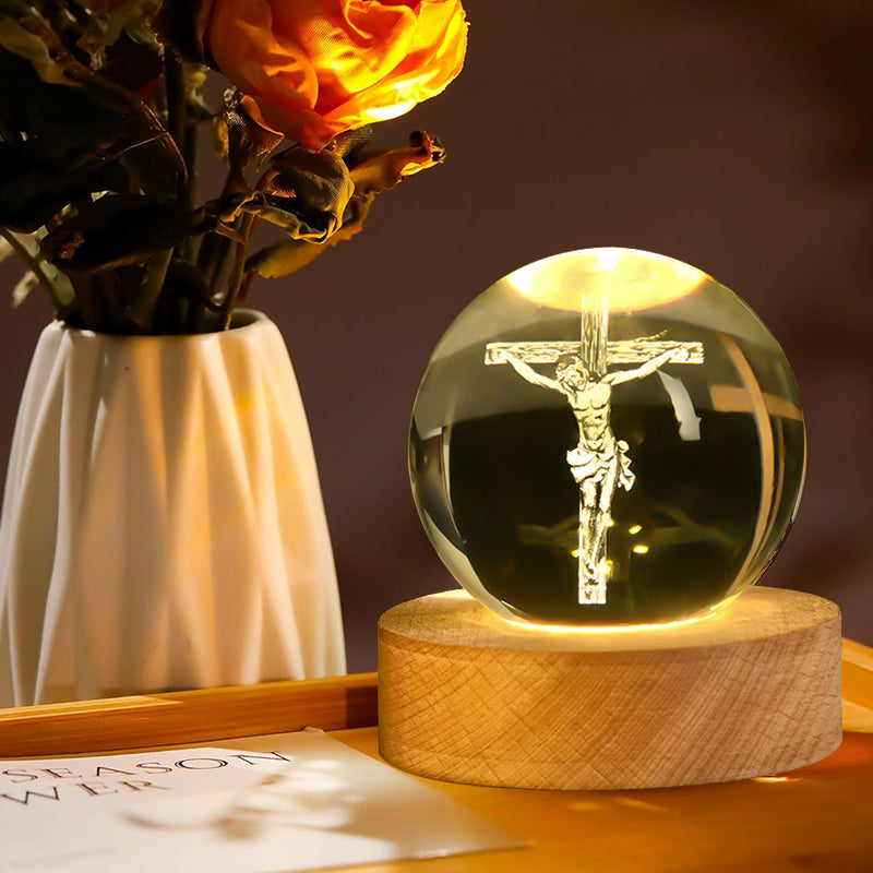 🔮💫 Crystal Globe Night Light – A Touch of Elegance in Every Corner 🌙✨