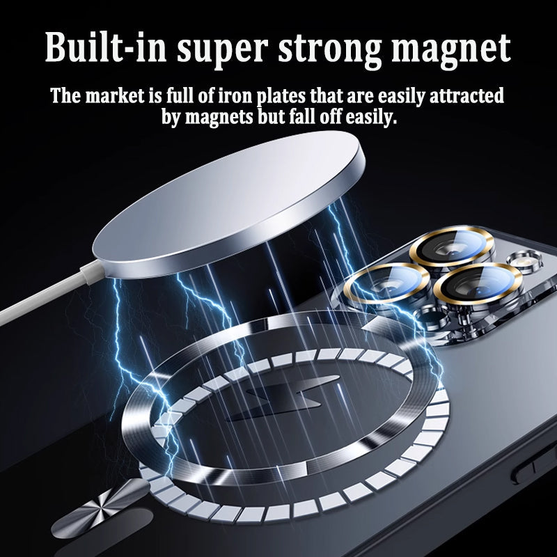 📱Magnetic Frosted And Drop-Resistant Phone Case – Stable, Fast, And Stylish, All In One Case!