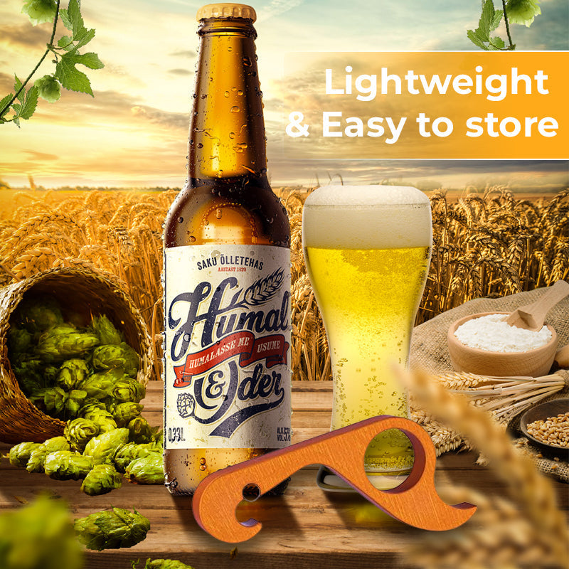 🍻 Simply open the bottle with one hand and enjoy the moment!