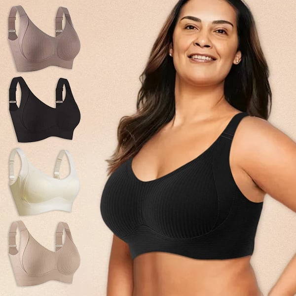 🎁Free shipping & Buy 1 Get 3 Packs🔥Super Firming Wire-Free Bra All-Day Comfort No More Sagging (3-Pack Value Set)