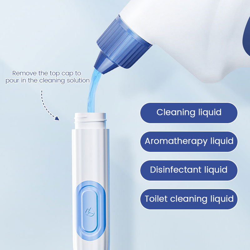 Wall-Mounted Suction Cup Toilet Cleaning Brush Set