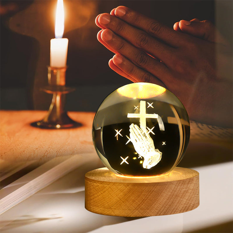 🔮💫 Crystal Globe Night Light – A Touch of Elegance in Every Corner 🌙✨