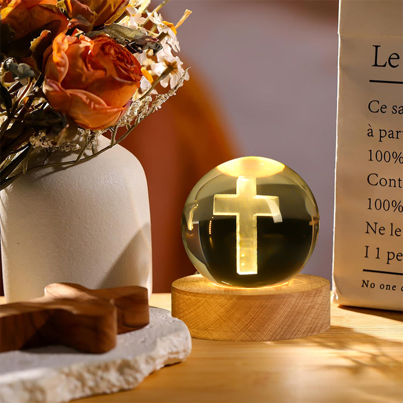 🔮💫 Crystal Globe Night Light – A Touch of Elegance in Every Corner 🌙✨