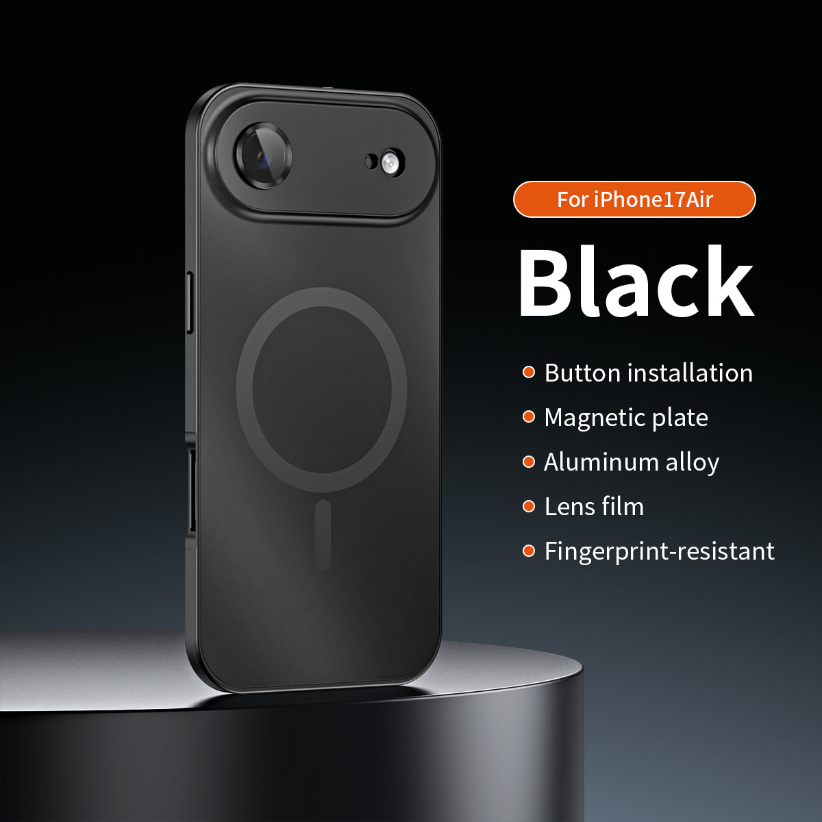 Aluminum Frame Magnetic Cover For iPhone