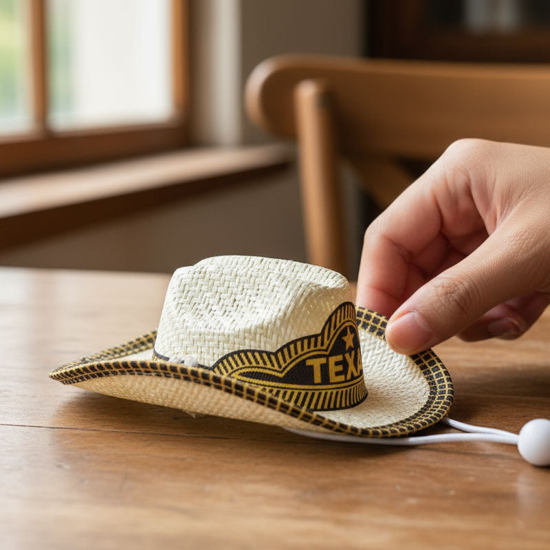 🤠 Mini Cowboy Hat for Pets – Tiny Hat, Big Personality! 🐾✨