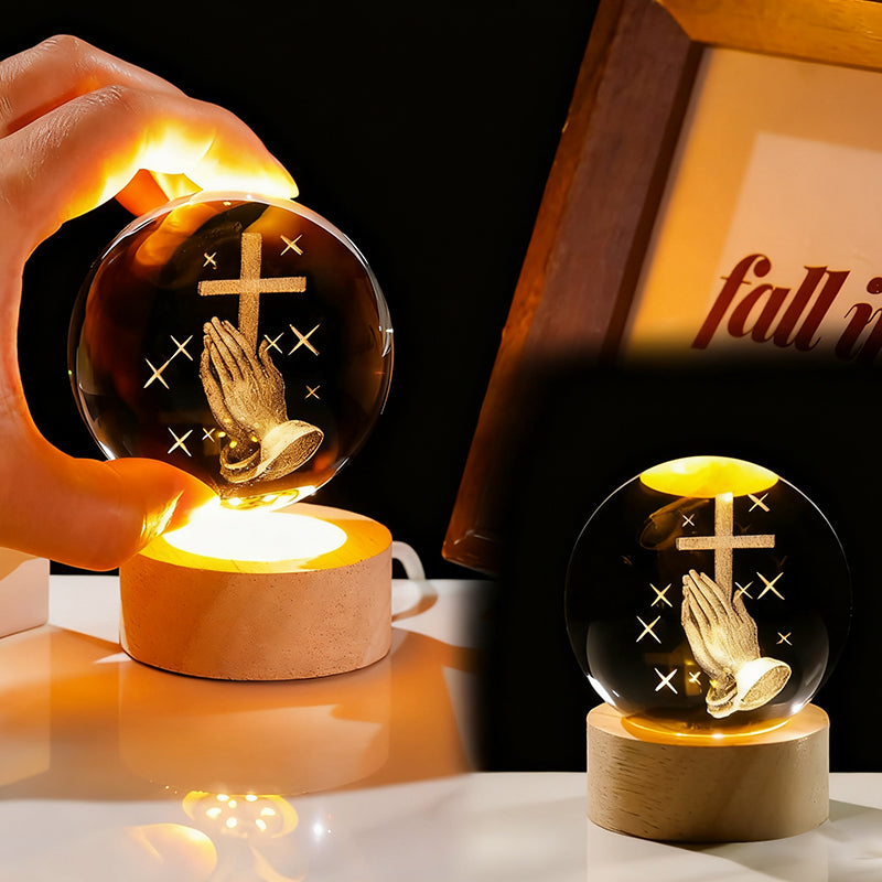 🔮💫 Crystal Globe Night Light – A Touch of Elegance in Every Corner 🌙✨