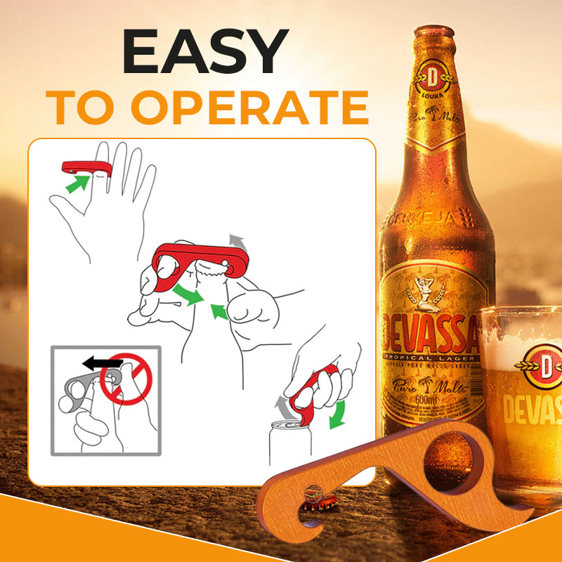 🍻 Simply open the bottle with one hand and enjoy the moment!