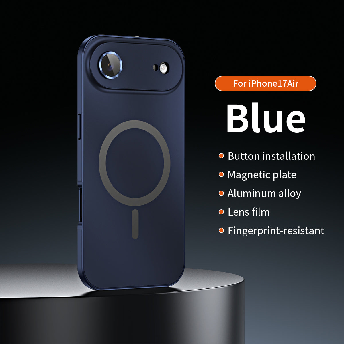 Aluminum Frame Magnetic Cover For iPhone