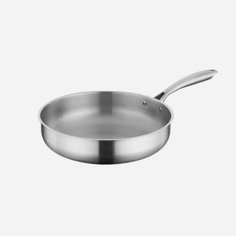 🍳Stainless Steel Non-Stick Frying Pan: Healthy & Versatile for Every Kitchen 🍳