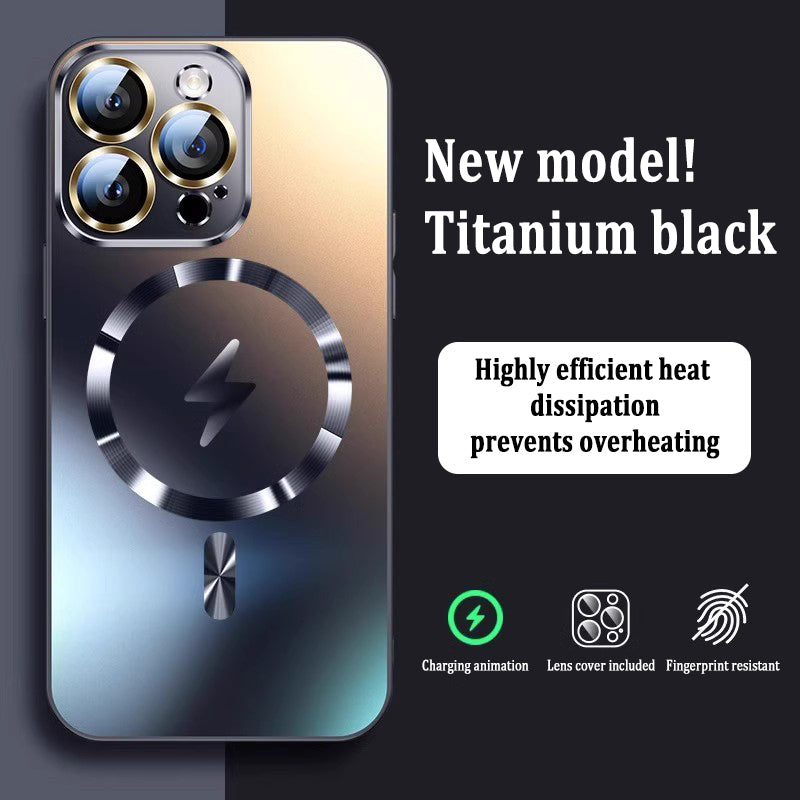 📱Magnetic Frosted And Drop-Resistant Phone Case – Stable, Fast, And Stylish, All In One Case!