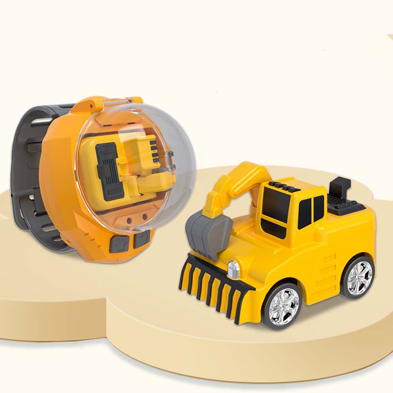 Mini Alloy Excavator Watch Car for Kids ✨