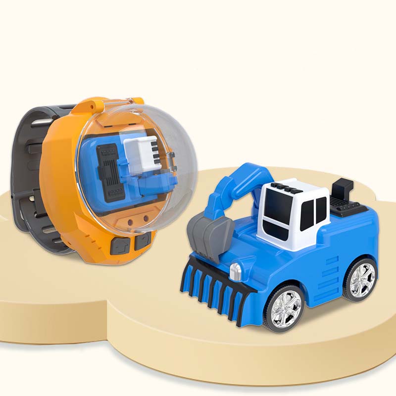 Mini Alloy Excavator Watch Car for Kids ✨