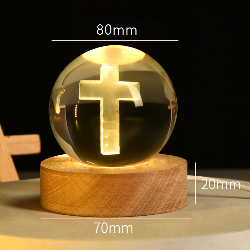🔮💫 Crystal Globe Night Light – A Touch of Elegance in Every Corner 🌙✨