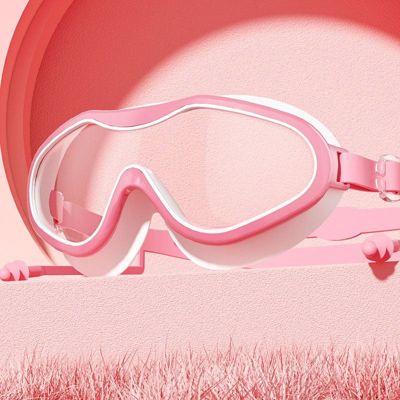 Adult large-frame swimming goggles with mudguard🏊‍♂️
