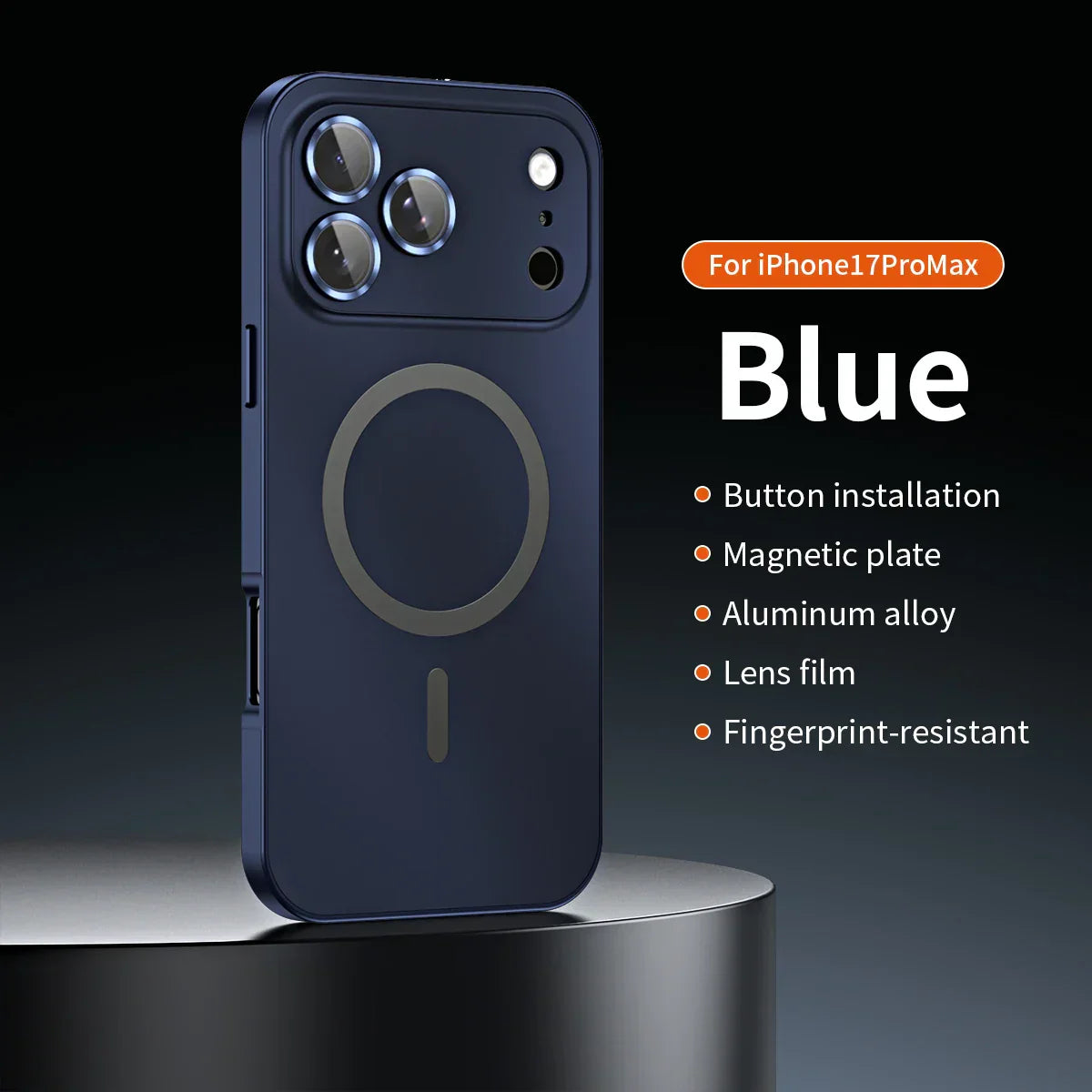 Aluminum Frame Magnetic Cover For iPhone