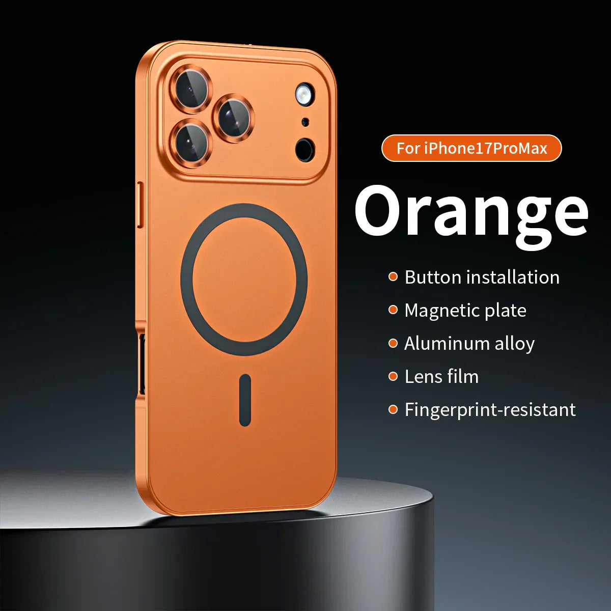 Aluminum Frame Magnetic Cover For iPhone